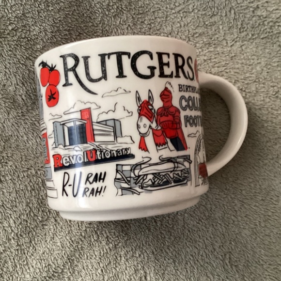 New Rutgers Starbucks Mug 14 oz. Ceramic - Picture 2 of 5